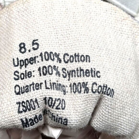 Blowfish Mars Natural Foggy Camo Women's Malibu Slip On Size 8.5 100% Cotton - Picture 8 of 8